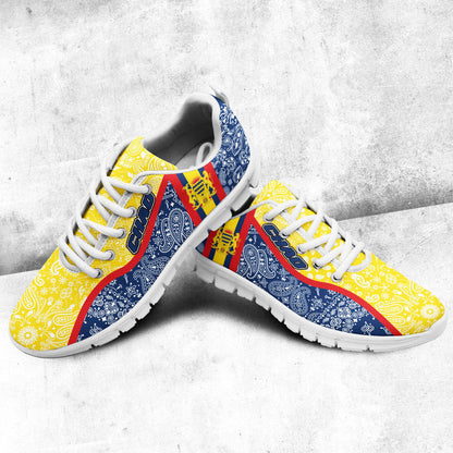 Shoes Chad Blue Version Sneakers Paisley Bandana Special Style
