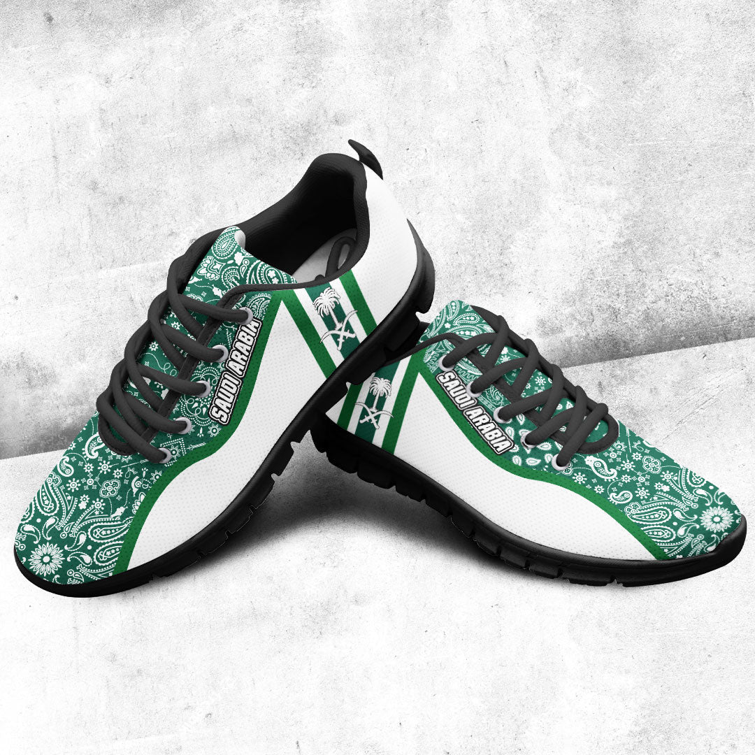 Shoes Saudi Arabia White Version Sneakers Paisley Bandana Special Style