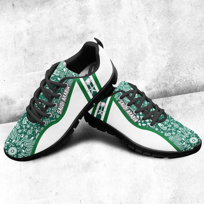 Shoes Saudi Arabia White Version Sneakers Paisley Bandana Special Style