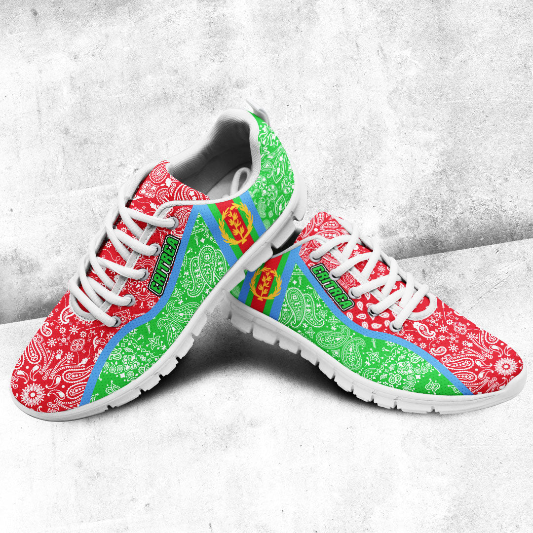 Shoes Eritrea Green Version Sneakers Paisley Bandana Special Style
