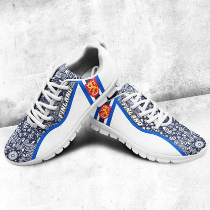 Shoes Finland White Version Sneakers Paisley Bandana Special Style