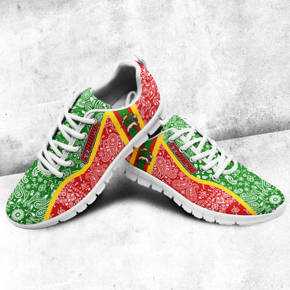 Shoes Ethiopia Red Version Sneakers Paisley Bandana Special Style