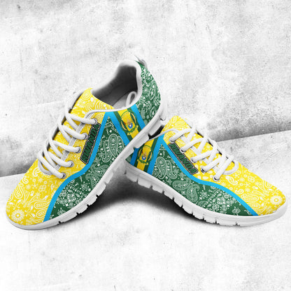 Shoes Rwanda Green Version Sneakers Paisley Bandana Special Style