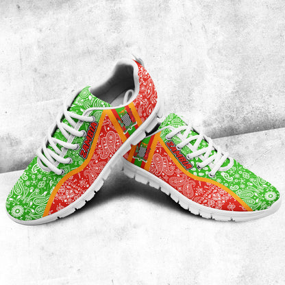 Shoes Zambia Red Version Sneakers Paisley Bandana Special Style