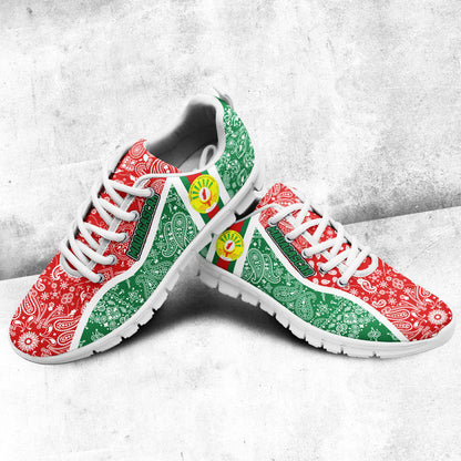 Shoes Madagascar Green Version Sneakers Paisley Bandana Special Style