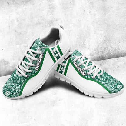 Shoes Saudi Arabia White Version Sneakers Paisley Bandana Special Style
