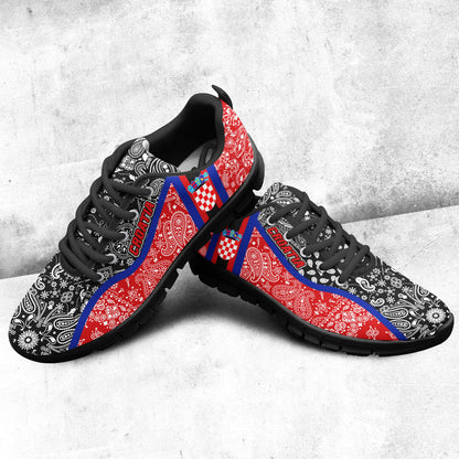 Shoes Croatia Sneakers Paisley Bandana Special Style