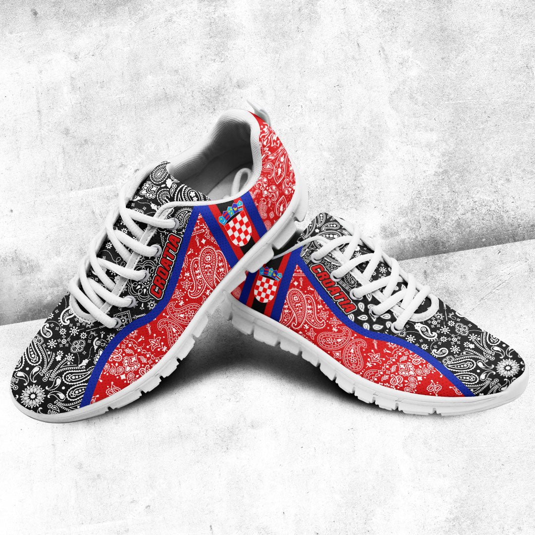 Shoes Croatia Sneakers Paisley Bandana Special Style