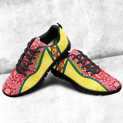 Shoes Mozambique Yellow Version Sneakers Paisley Bandana Special Style