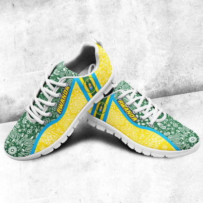 Shoes Rwanda Yellow Version Sneakers Paisley Bandana Special Style