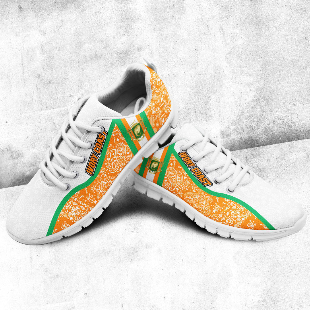 Shoes Ivory Coast Sneakers Paisley Bandana Special Style