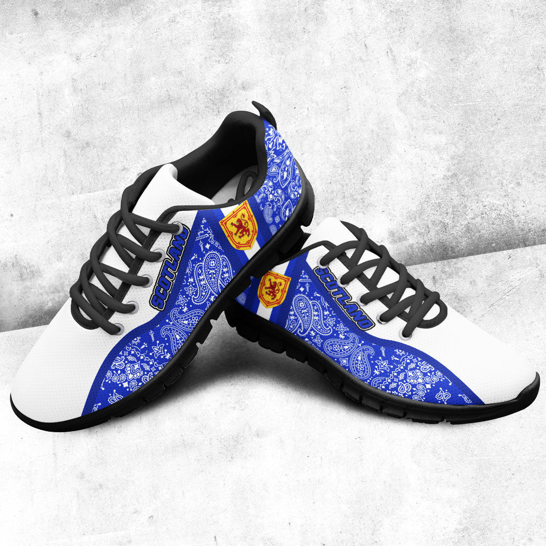 Shoes Scotland Sneakers Paisley Bandana Special Style