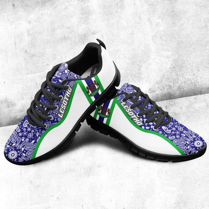 Shoes Lesotho White Version Sneakers Paisley Bandana Special Style