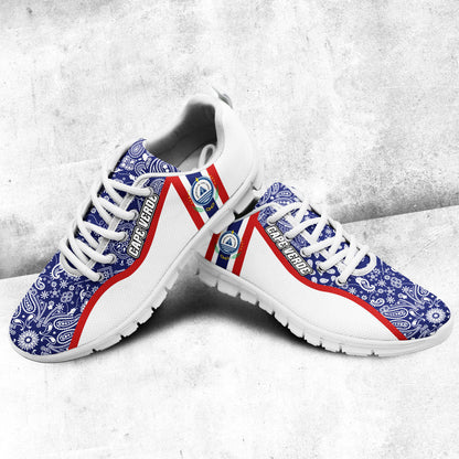 Shoes Cape Verde White Version Sneakers Paisley Bandana Special Style