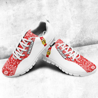 Shoes Tunisia White Version Sneakers Paisley Bandana Special Style