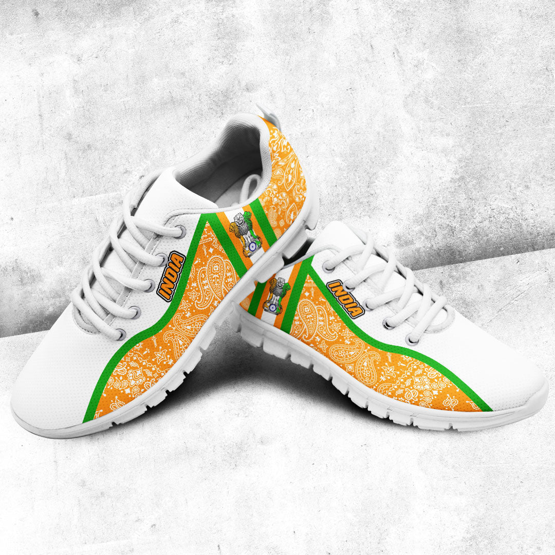 Shoes India Sneakers Paisley Bandana Special Style
