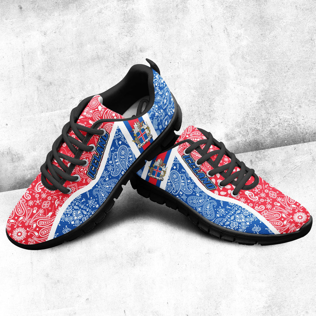 Shoes Iceland Sneakers Paisley Bandana Special Style