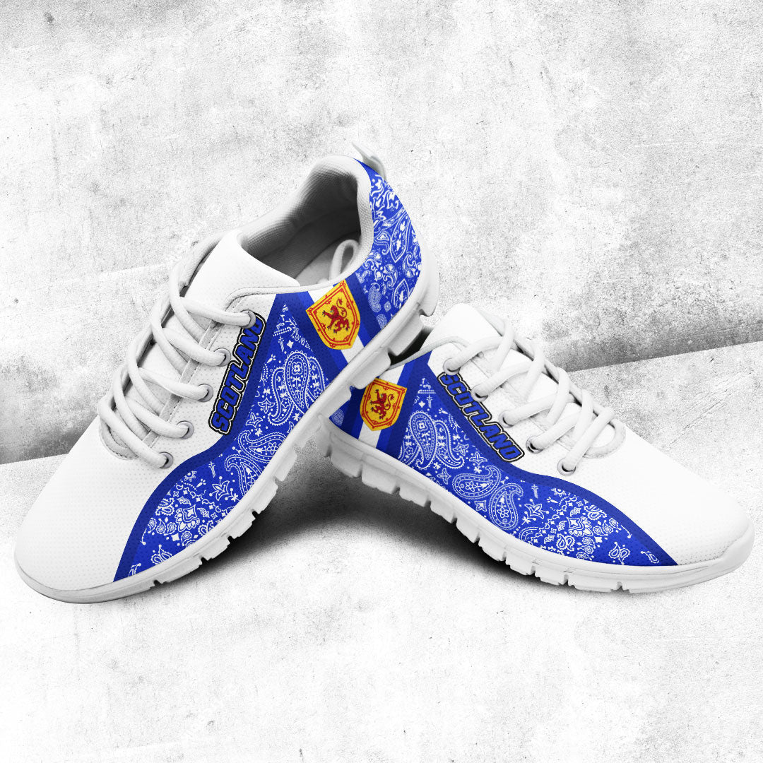 Shoes Scotland Sneakers Paisley Bandana Special Style