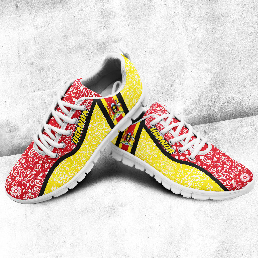 Shoes Uganda Yellow Version Sneakers Paisley Bandana Special Style