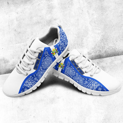 Shoes Central African Sneakers Paisley Bandana Special Style