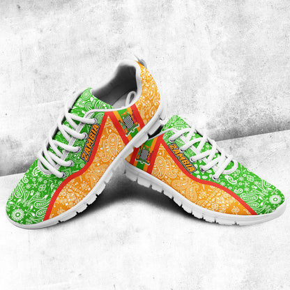 Shoes Zambia Orange Version Sneakers Paisley Bandana Special Style
