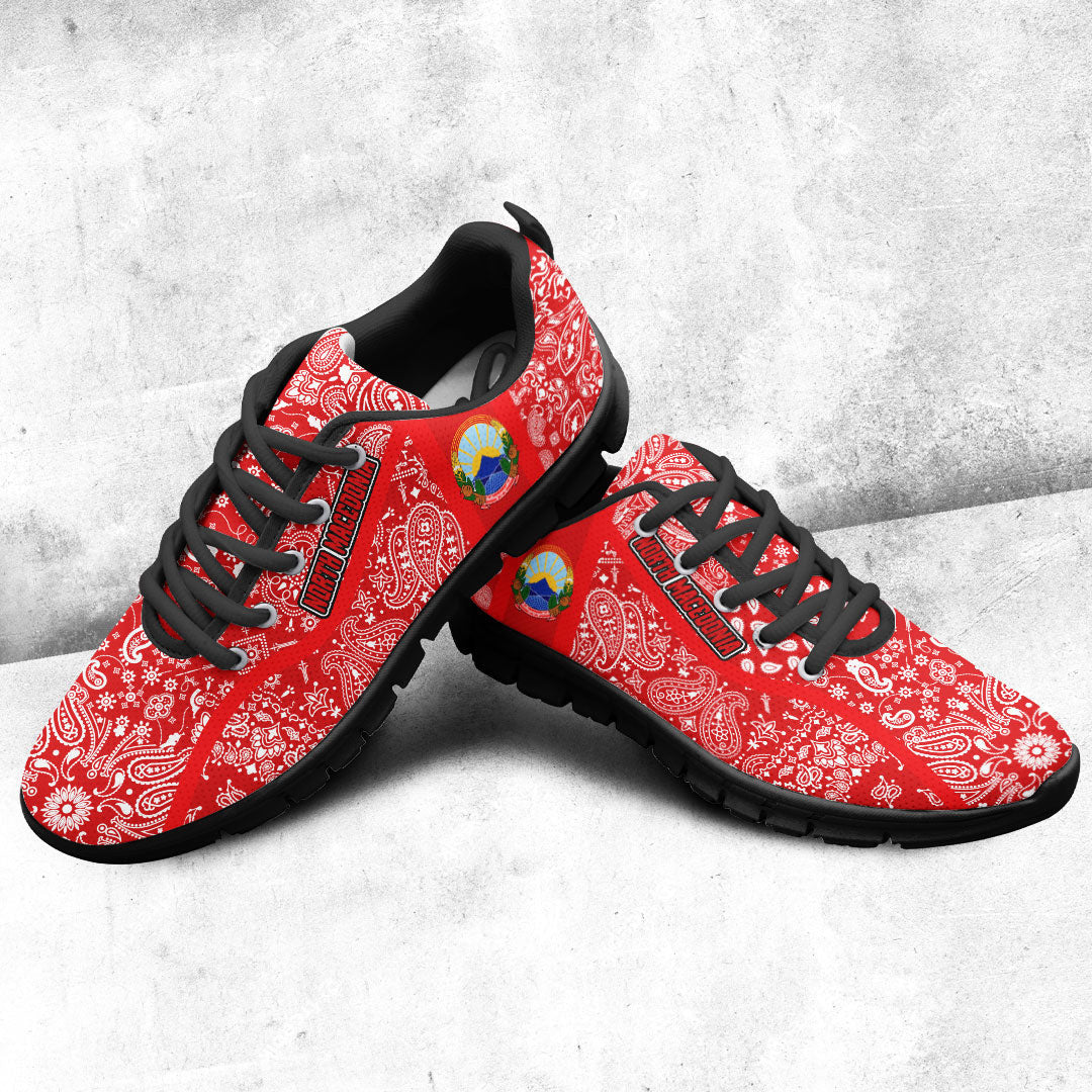 Shoes North Macedonia Sneakers Paisley Bandana Special Style