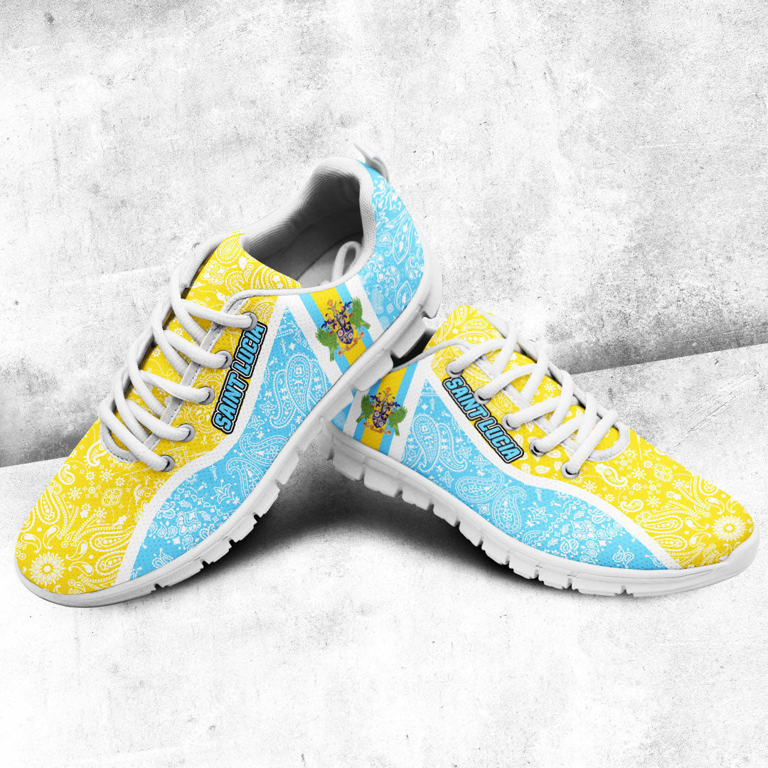 Shoes Saint Lucia Sneakers Paisley Bandana Special Style