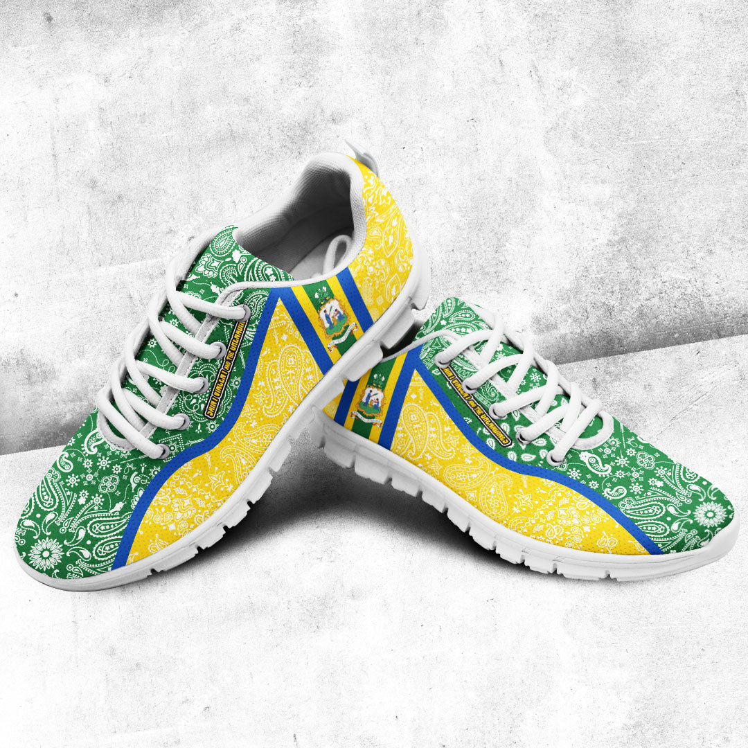 Shoes Saint Vincent The Grenadines Sneakers Paisley Bandana Special Style