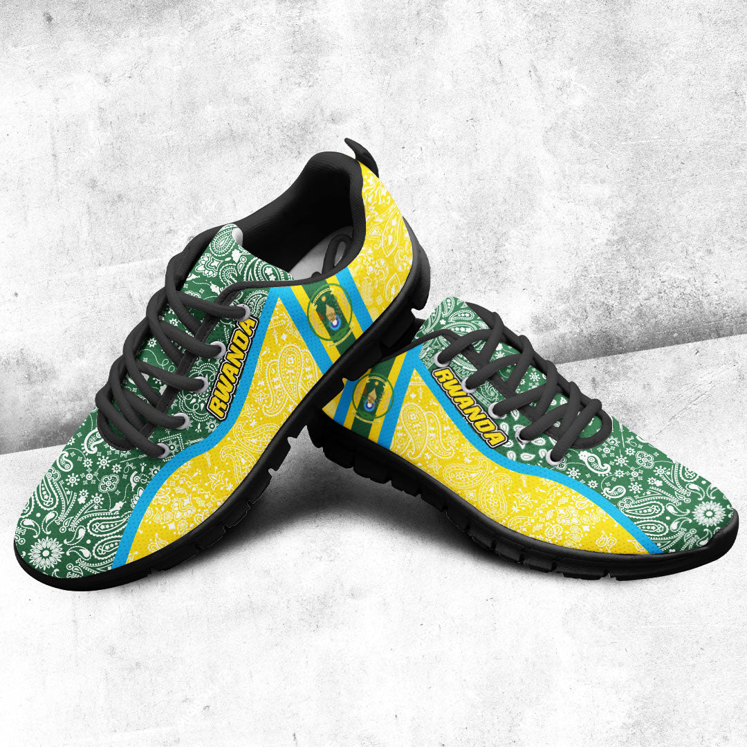 Shoes Rwanda Yellow Version Sneakers Paisley Bandana Special Style