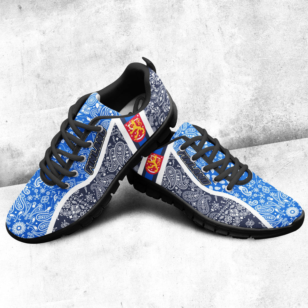 Shoes Finland Sneakers Paisley Bandana Special Style