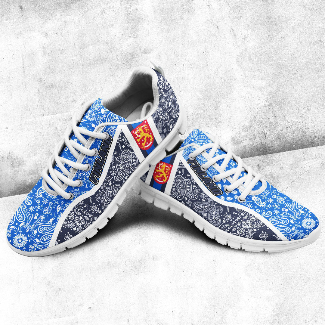 Shoes Finland Sneakers Paisley Bandana Special Style
