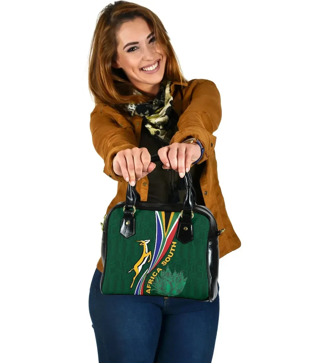 Shoulder Handbags South Africa Shoulder Handbag Springboks Rugby Be Unique Green