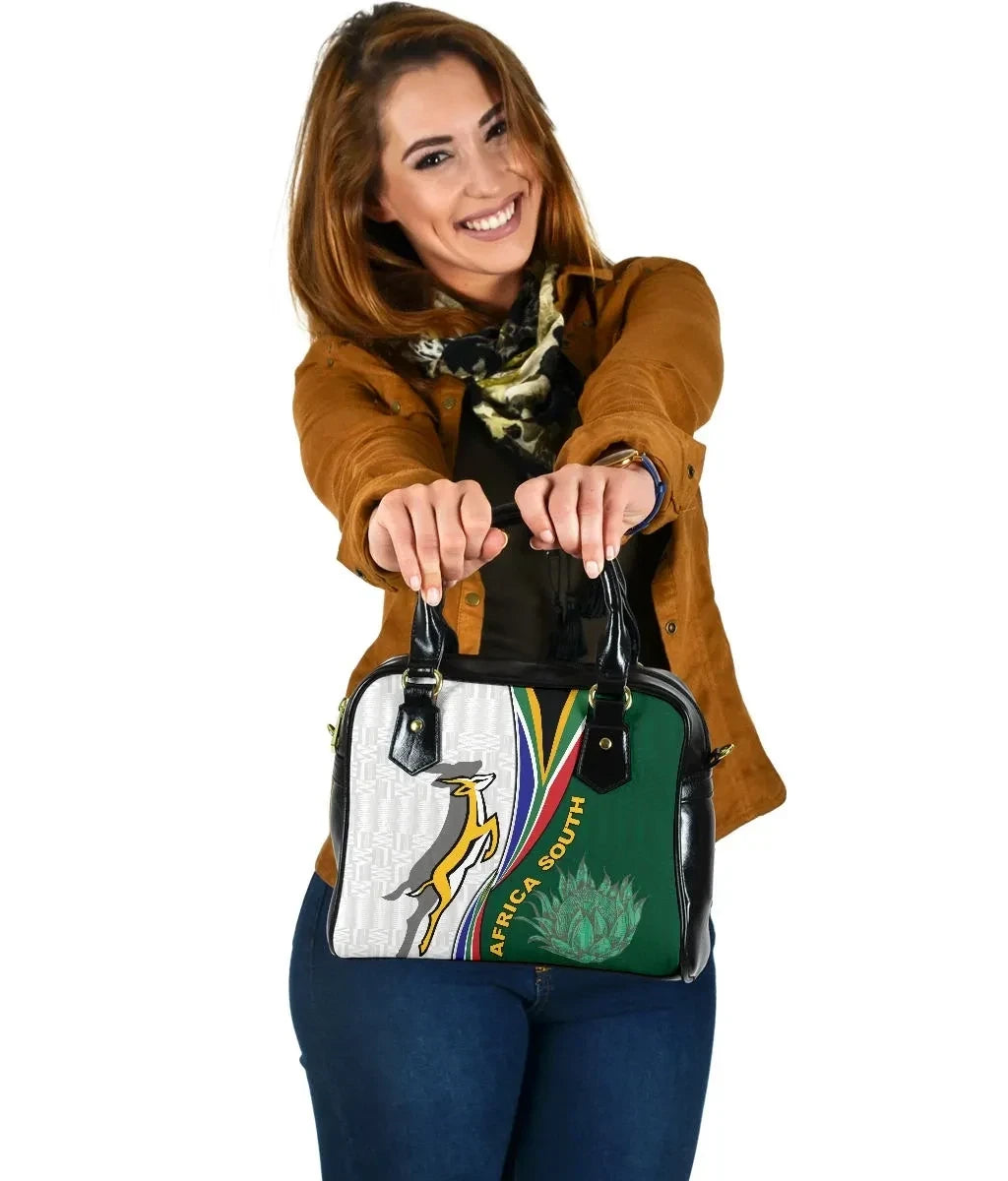 Shoulder Handbags South Africa Shoulder Handbag Springboks Rugby Be Unique White