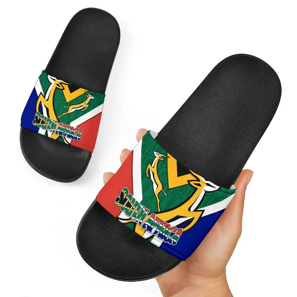 Sandals South Africa Slide Sandals Springboks Rugby Be Proud