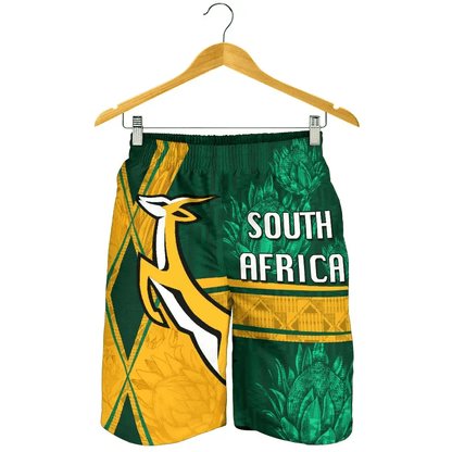 Short South Africa Men Shorts Springboks Rugby Be Fancy