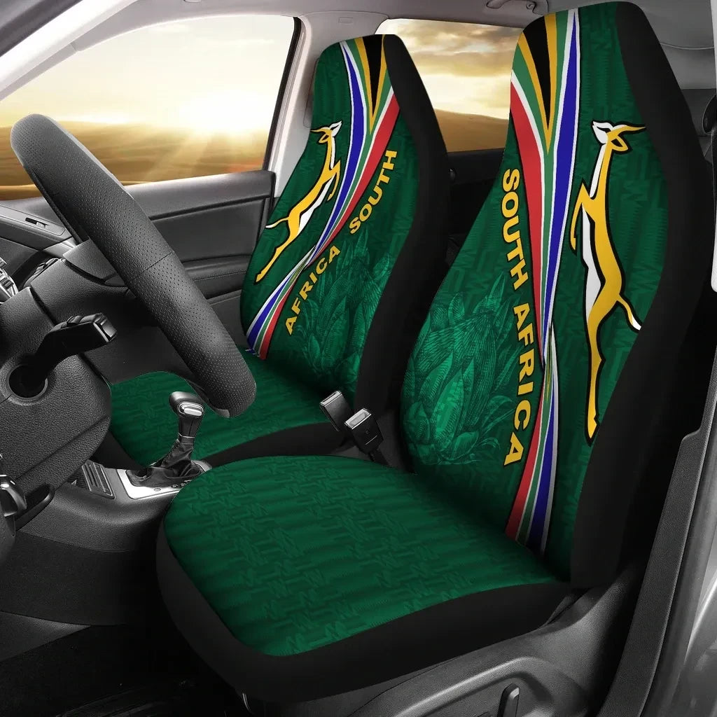 Car Seat Cover South Africa Car Seat Covers Springboks Rugby Be Unique Green