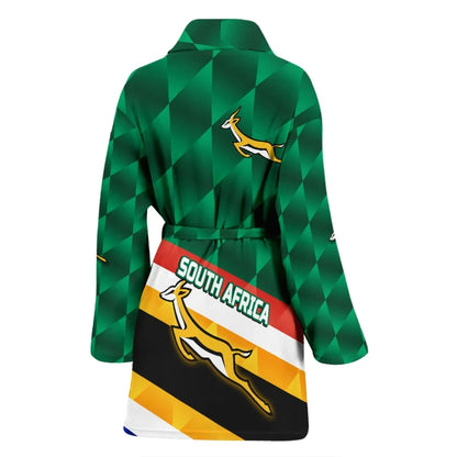 Bath Robe South Africa Women's Bath Robe Springboks Rugby Sporty Style