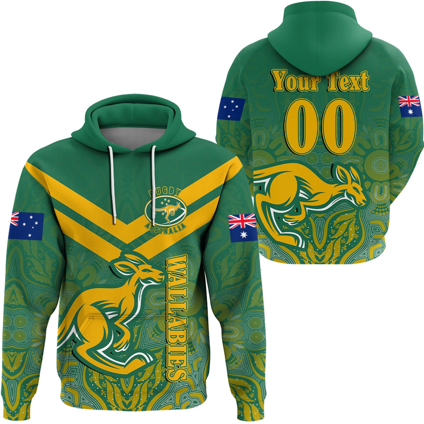 Hoodie Custom Australia Rugby