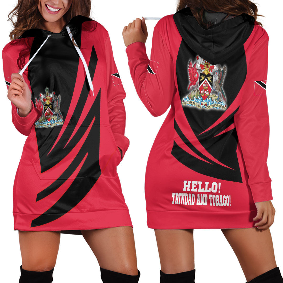 Clothing Trinidad and Tobago Bincjou Coat of Arms Hoodie Dress
