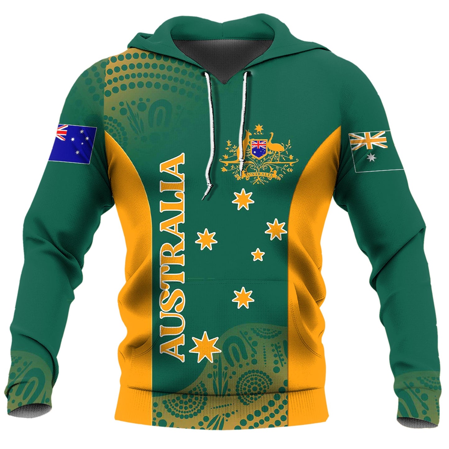 Hoodie Custom Australia Rugby Flag