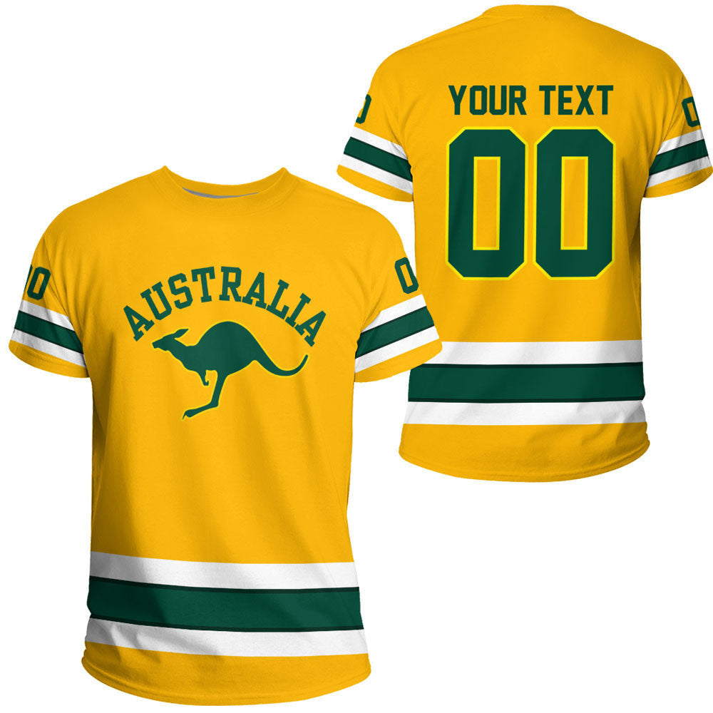Clothing Custom Australia Hockey Style T Shirt