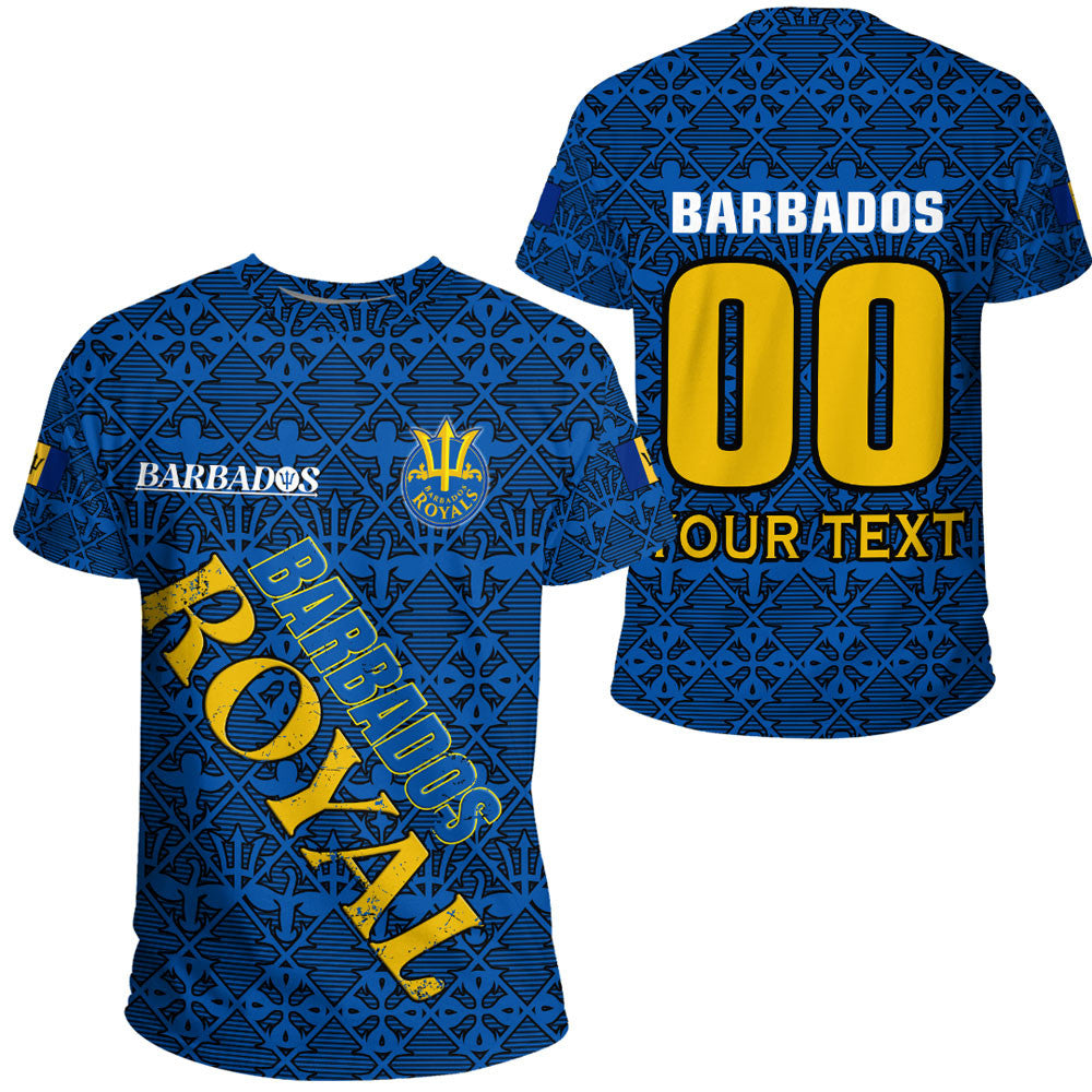 T Shirt Custom Barbados Royals Cricket