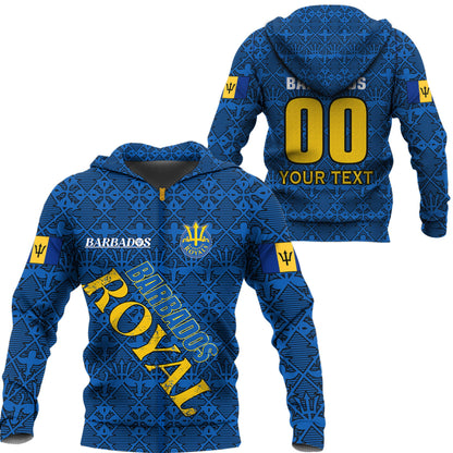 Zip Hoodie Custom Barbados Royals Cricket