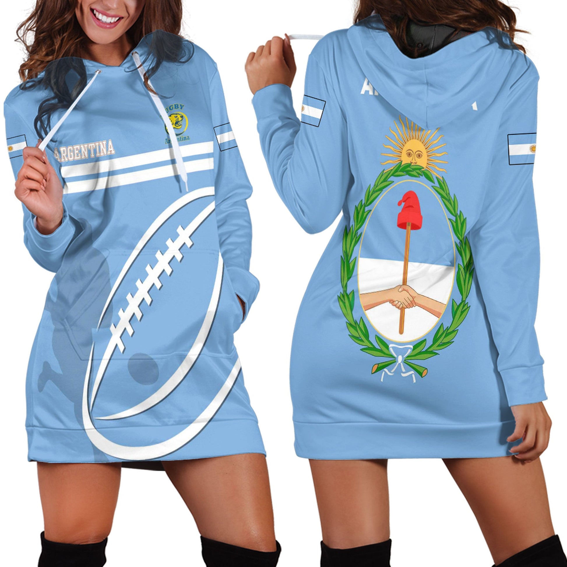 Hoodie Dress Argentina Rugby