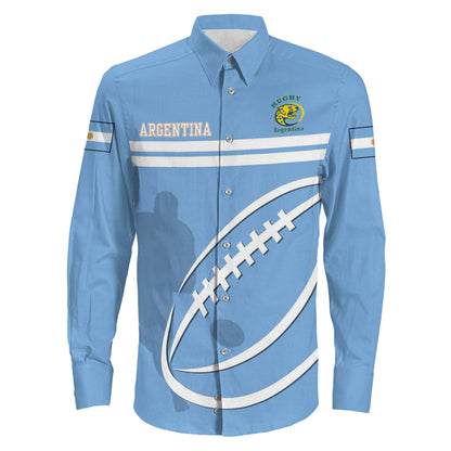 Long Sleeve Button Shirt Argentina Rugby