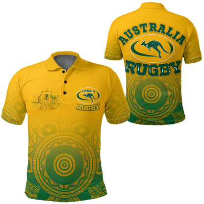 Polo Shirts Australia Aboriginal Rugby and Coat Of Arms