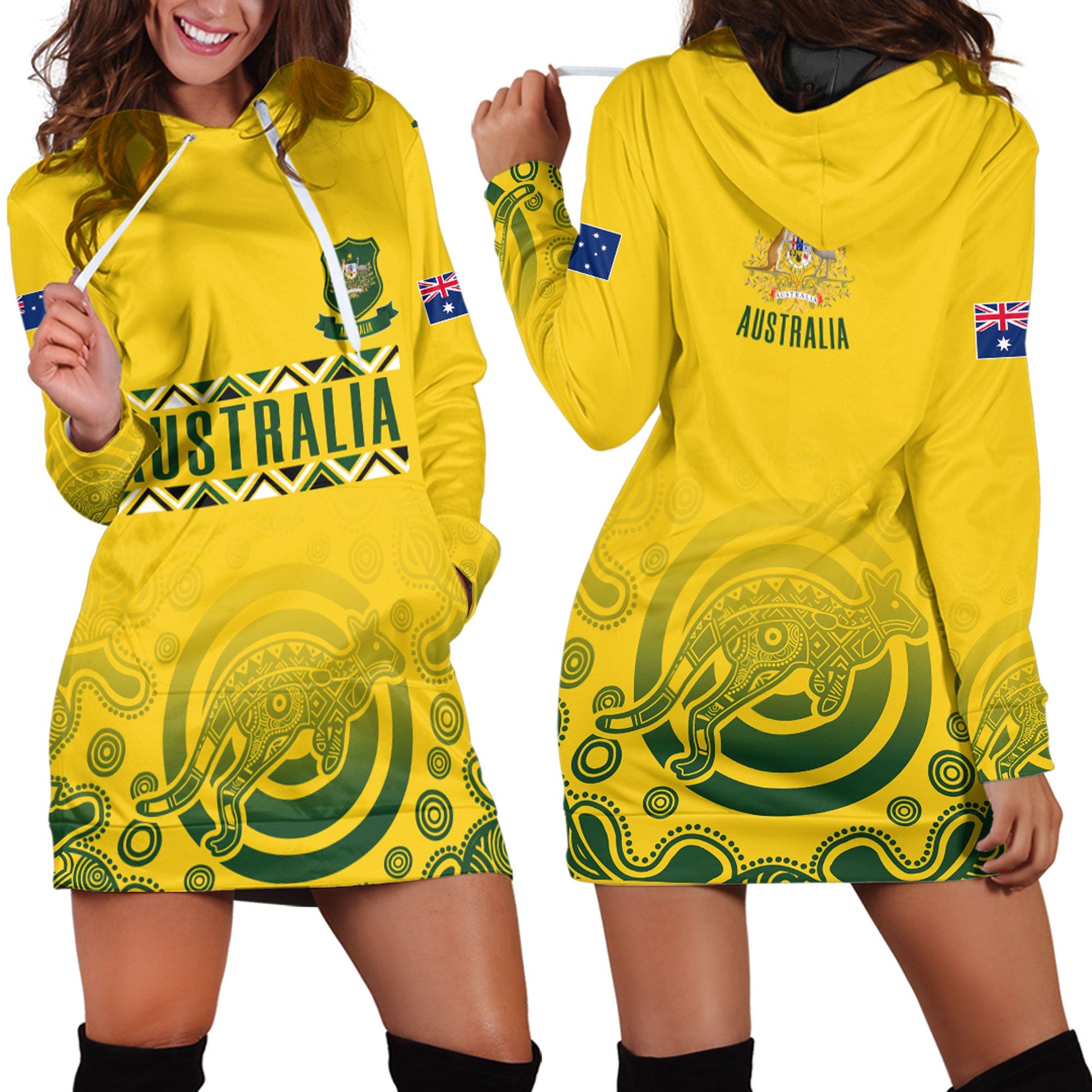 Hoodie Dress Australia Sport Rugby Indigenous Aboriginal