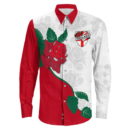 Long Sleeve Button Shirt England Rugby Champion