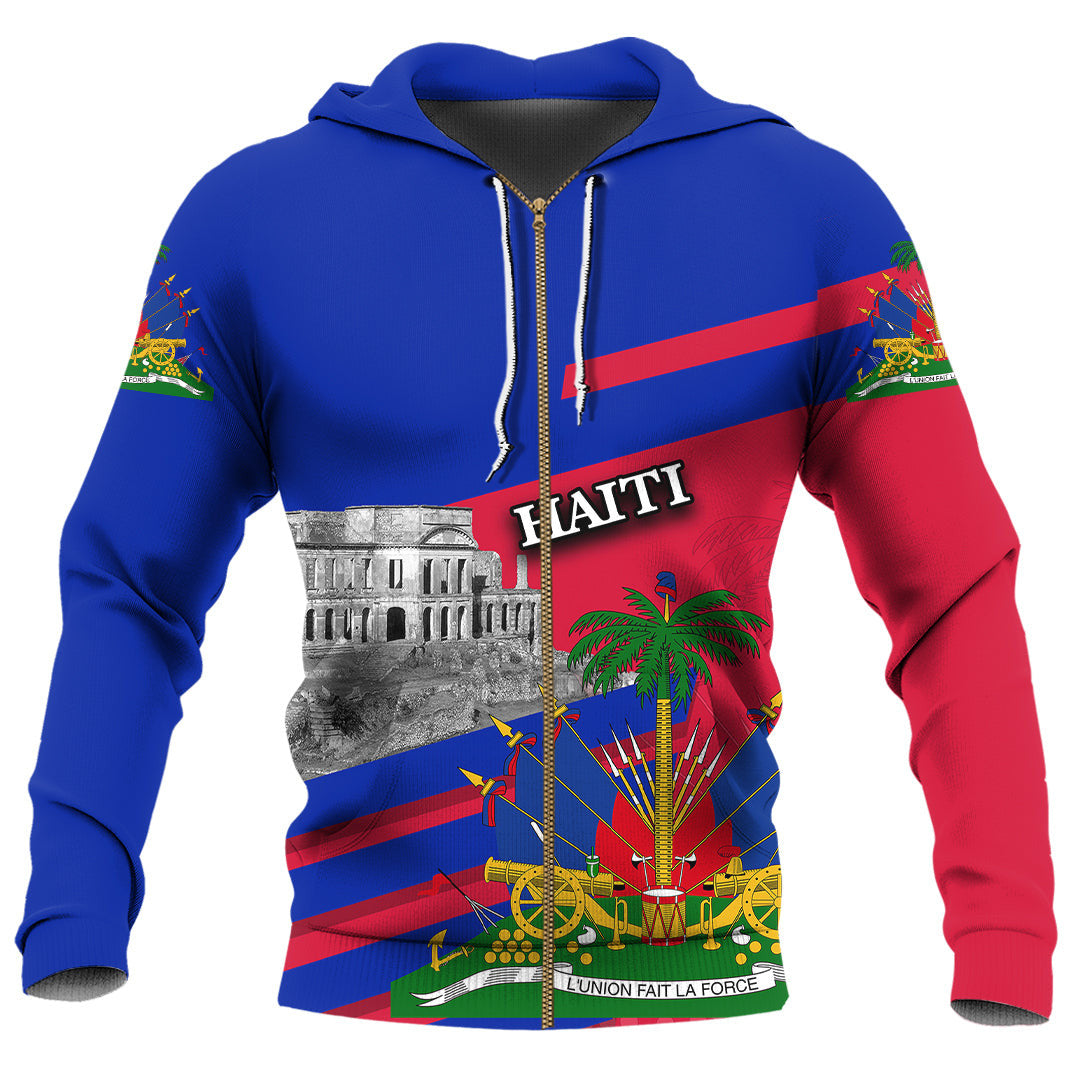 Zip Hoodie Haiti Famous Places