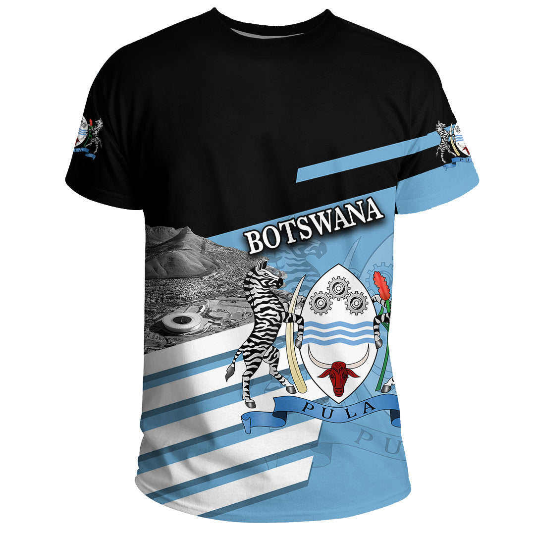 T Shirt Botswana Famous Places